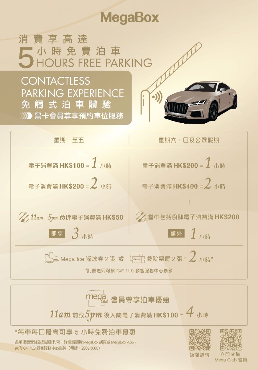 【香港熱門商場泊車優惠2026月5月更新】港九新界泊車指南
