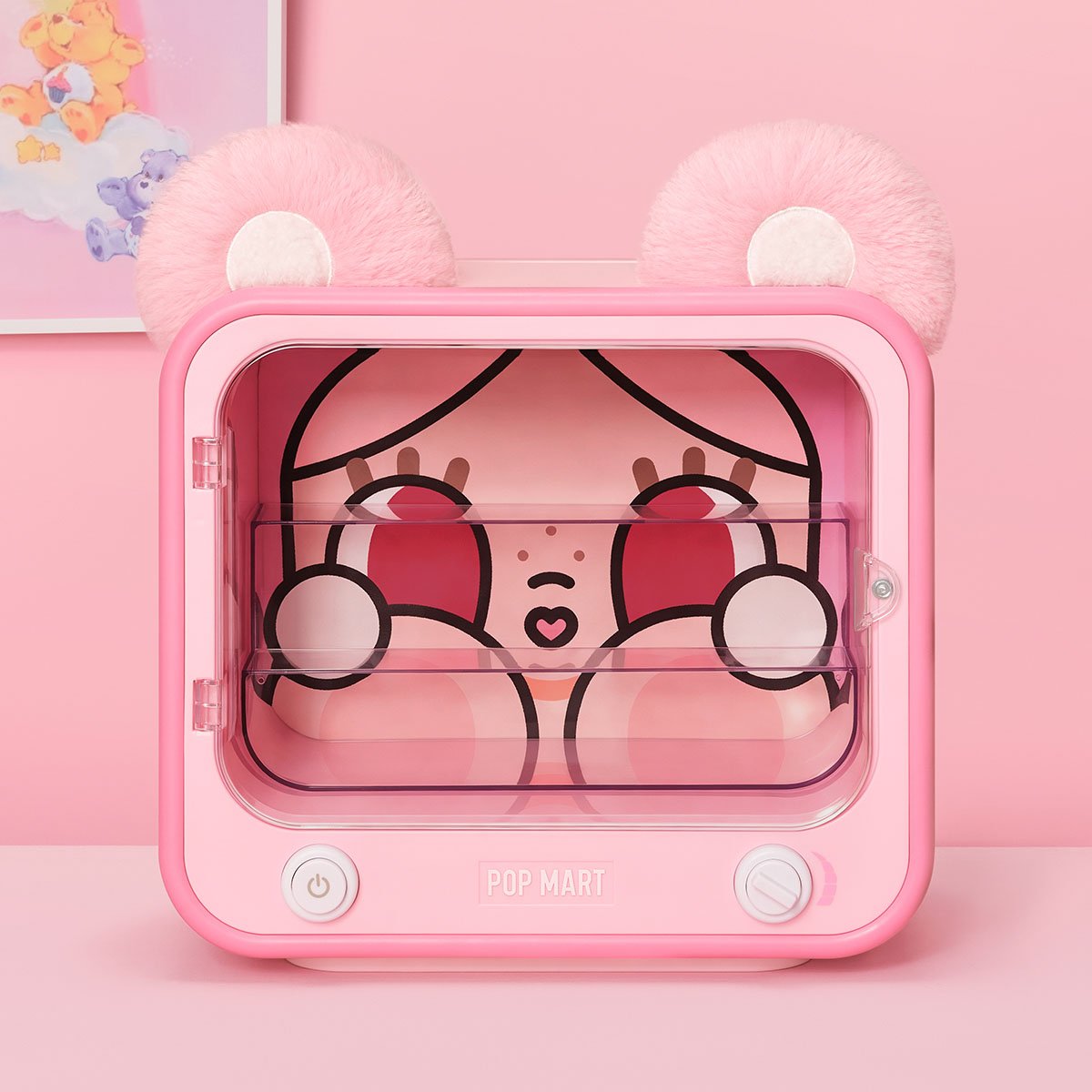 CRYBABY x Care Bears聯名限定玻璃吸管杯主視覺