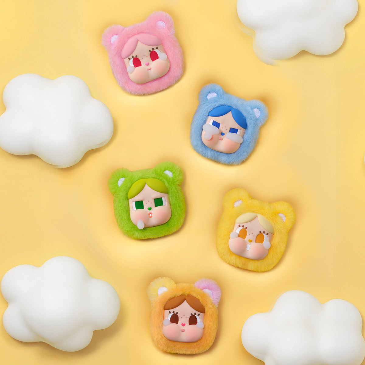 CRYBABY x Care Bears iPhone MagSafe磁吸替換片盲盒展示