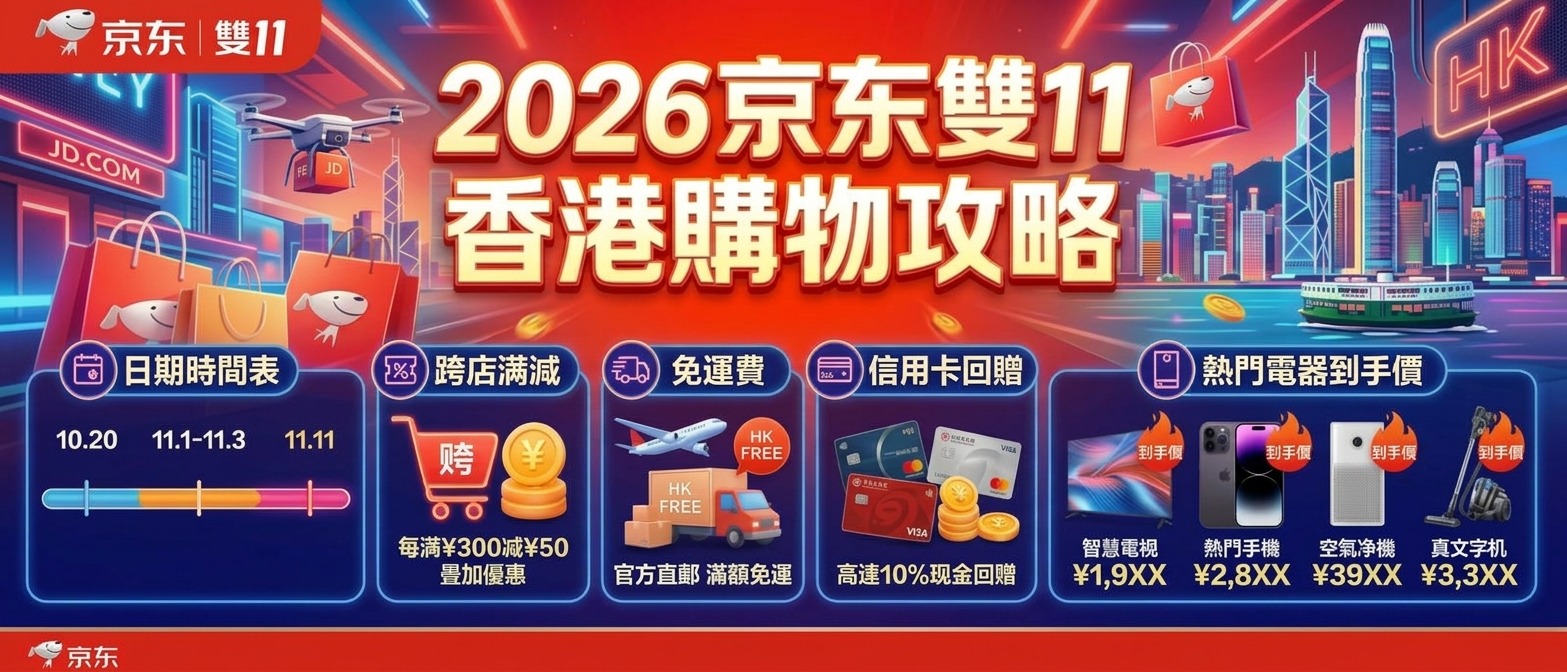 2026京東雙11購物香港