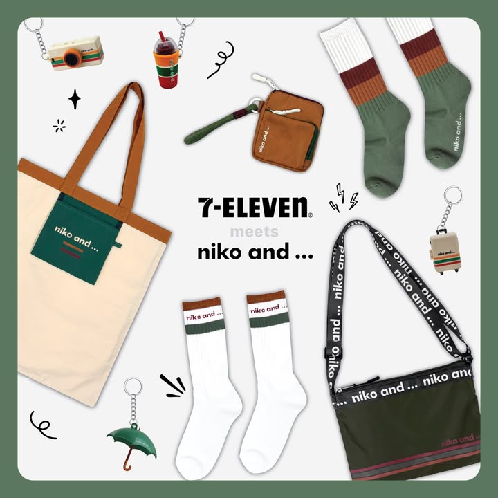 【#7仔新嘢】📣7-Eleven meets niko and ... 聯乘第二彈登場📣 #陸續到舖 7-Eleven 與日本人氣品牌 niko and ... 推出聯乘第二彈📣