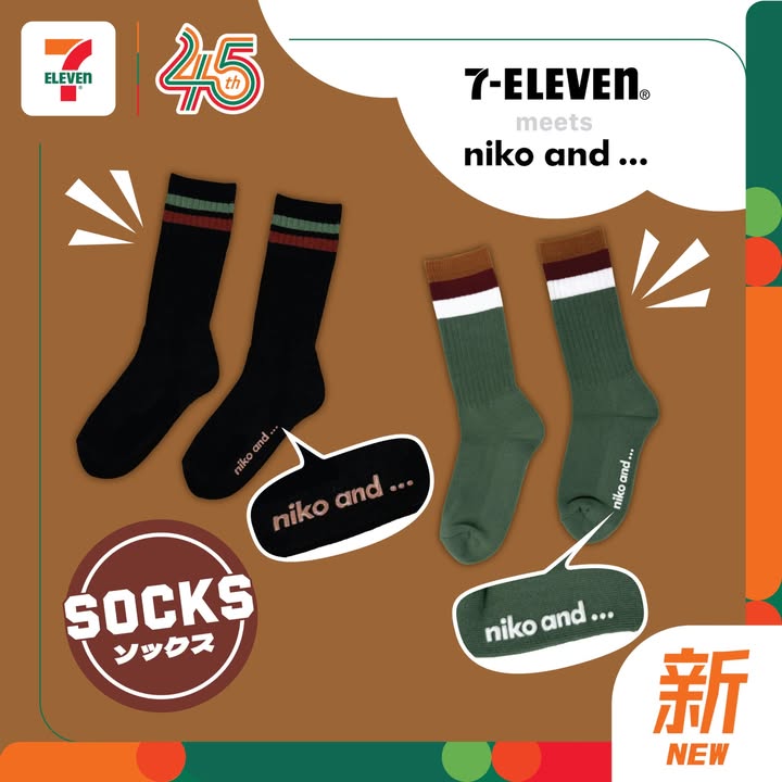 【#7仔新嘢】📣7-Eleven meets niko and ... 聯乘第二彈登場📣 #陸續到舖 7-Eleven 與日本人氣品牌 niko and ... 推出聯乘第二彈📣