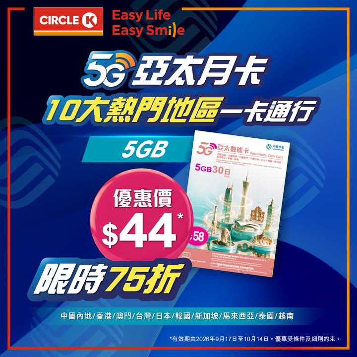 75折優惠，出國旅遊一卡搞掂。
