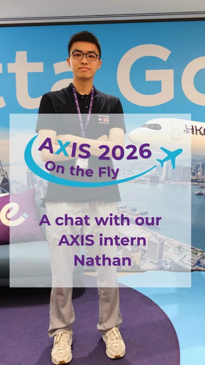 不如了解吓我哋嘅 AXIS實習計劃 我哋邀請今年嘅AXIS實習生Nathan分享佢喺香港快運實習嘅點滴。