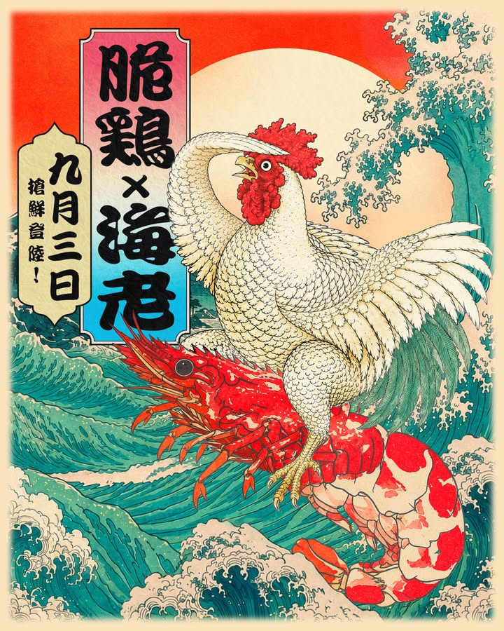 【海老 X 脆鷄：兩大神鮮來襲